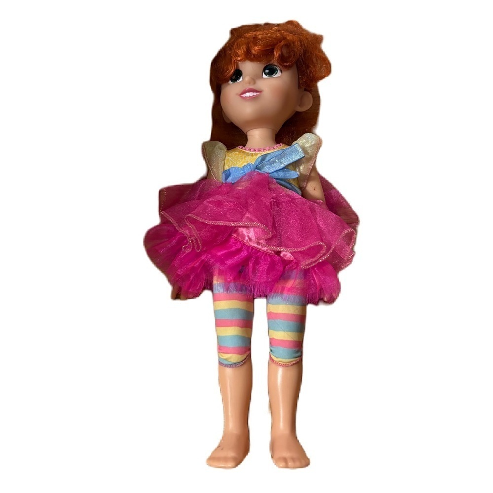 Disney Fancy Nancy Doll Vintage Pink Striped Blue Kids Toy